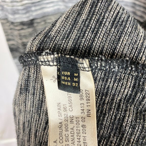 Massimo Dutti Long Sleeve Space Dyed Midi Dress - Picture 3 of 5